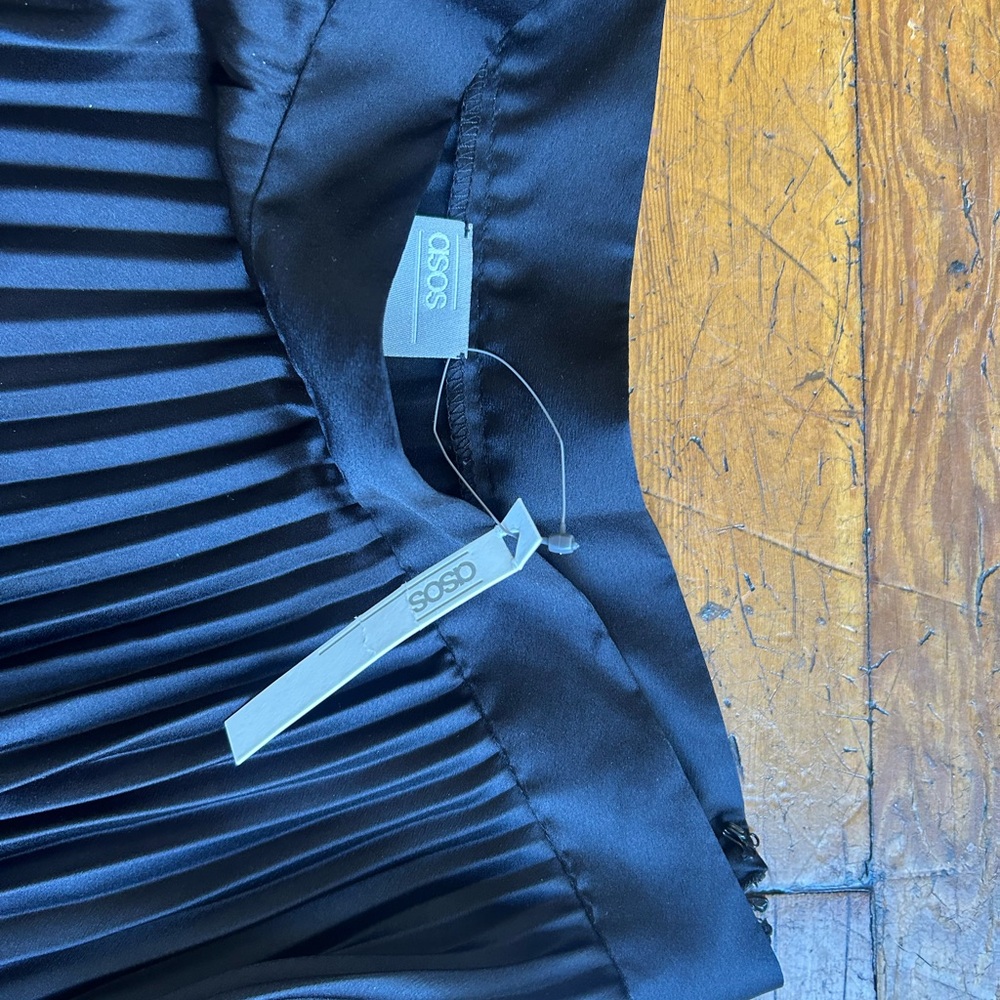 Maxi black skirt ASOS Silk